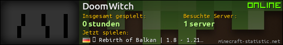 Benutzerleisten 560x90 für DoomWitch