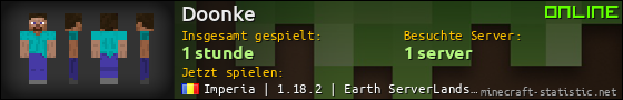 Benutzerleisten 560x90 für Doonke