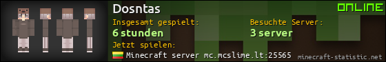 Benutzerleisten 560x90 für Dosntas
