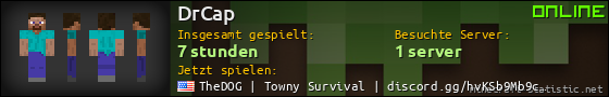Benutzerleisten 560x90 für DrCap