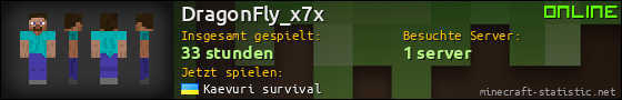 Benutzerleisten 560x90 für DragonFly_x7x