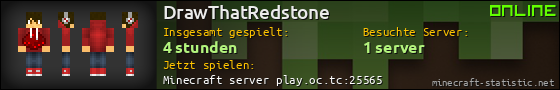 Benutzerleisten 560x90 für DrawThatRedstone