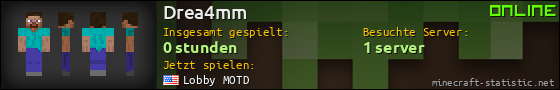 Benutzerleisten 560x90 für Drea4mm