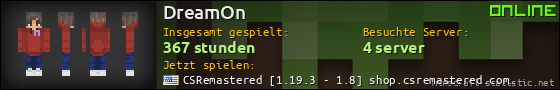 Benutzerleisten 560x90 für DreamOn