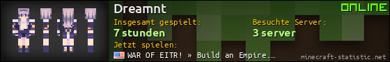 Benutzerleisten 560x90 für Dreamnt