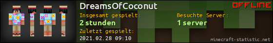 Benutzerleisten 560x90 für DreamsOfCoconut