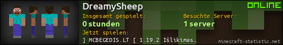 Benutzerleisten 560x90 für DreamySheep