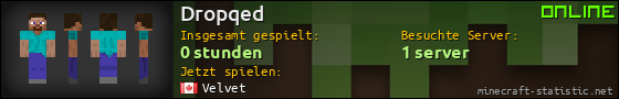 Benutzerleisten 560x90 für Dropqed