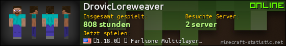 Benutzerleisten 560x90 für DrovicLoreweaver