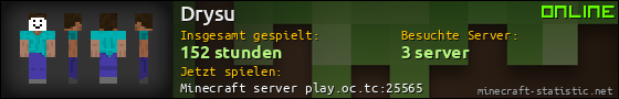 Benutzerleisten 560x90 für Drysu
