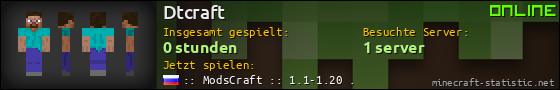 Benutzerleisten 560x90 für Dtcraft