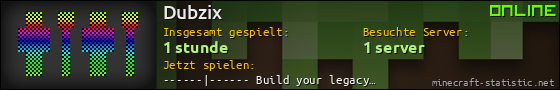 Benutzerleisten 560x90 für Dubzix
