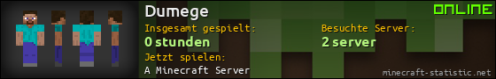 Benutzerleisten 560x90 für Dumege