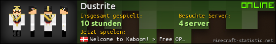 Benutzerleisten 560x90 für Dustrite