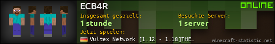 Benutzerleisten 560x90 für ECB4R