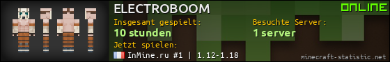 Benutzerleisten 560x90 für ELECTROBOOM