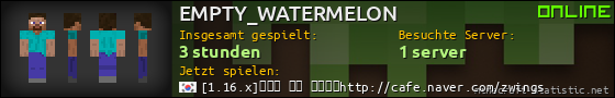 Benutzerleisten 560x90 für EMPTY_WATERMELON