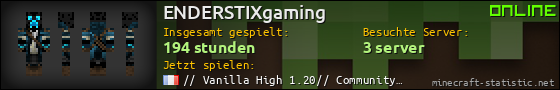 Benutzerleisten 560x90 für ENDERSTIXgaming