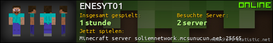Benutzerleisten 560x90 für ENESYT01