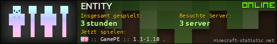 Benutzerleisten 560x90 für ENTITY