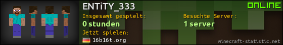 Benutzerleisten 560x90 für ENTiTY_333