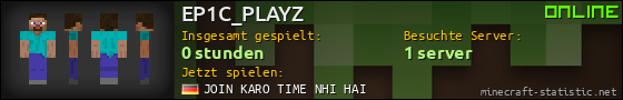 Benutzerleisten 560x90 für EP1C_PLAYZ