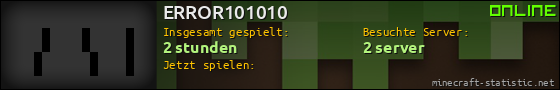 Benutzerleisten 560x90 für ERROR101010