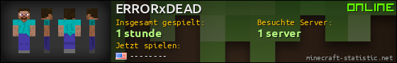 Benutzerleisten 560x90 für ERRORxDEAD