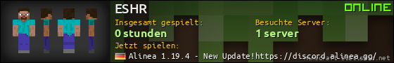 Benutzerleisten 560x90 für ESHR