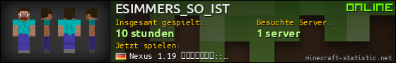 Benutzerleisten 560x90 für ESIMMERS_SO_IST