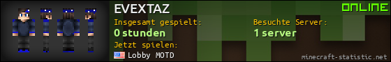 Benutzerleisten 560x90 für EVEXTAZ
