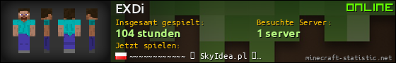 Benutzerleisten 560x90 für EXDi