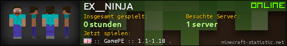 Benutzerleisten 560x90 für EX__NINJA