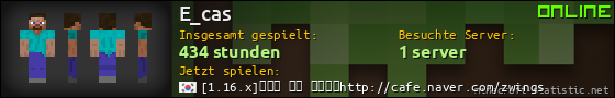 Benutzerleisten 560x90 für E_cas