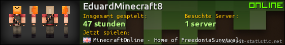 Benutzerleisten 560x90 für EduardMinecraft8