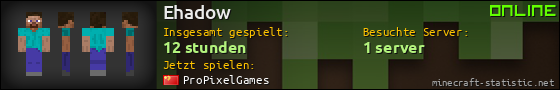 Benutzerleisten 560x90 für Ehadow
