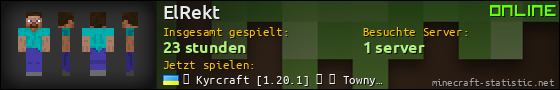 Benutzerleisten 560x90 für ElRekt