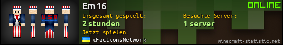 Benutzerleisten 560x90 für Em16