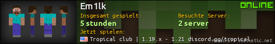 Benutzerleisten 560x90 für Em1lk