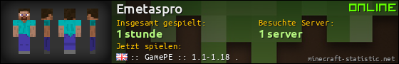 Benutzerleisten 560x90 für Emetaspro