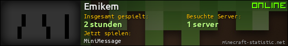 Benutzerleisten 560x90 für Emikem