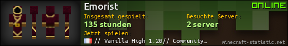 Benutzerleisten 560x90 für Emorist