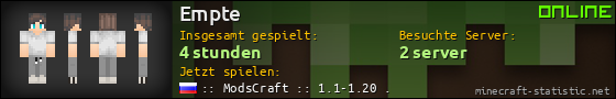 Benutzerleisten 560x90 für Empte
