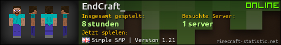 Benutzerleisten 560x90 für EndCraft_