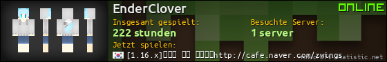 Benutzerleisten 560x90 für EnderClover