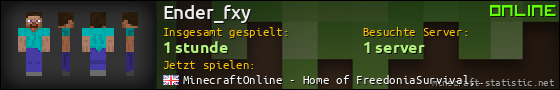 Benutzerleisten 560x90 für Ender_fxy