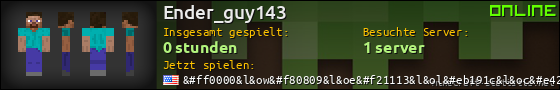 Benutzerleisten 560x90 für Ender_guy143