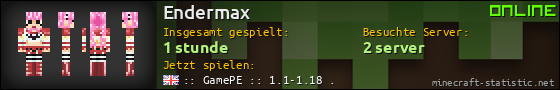 Benutzerleisten 560x90 für Endermax