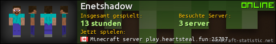 Benutzerleisten 560x90 für Enetshadow