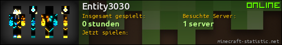 Benutzerleisten 560x90 für Entity3030